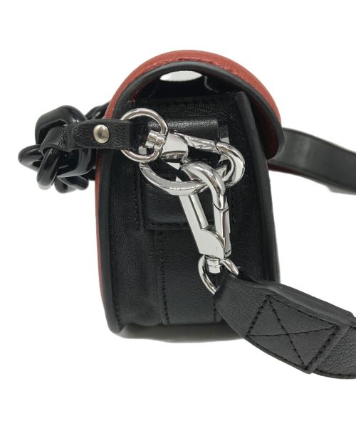 PIERRE HARDY（ピエールアルディ）PIERRE HARDY (ピエールアルディ) マイクロアルファヴィル ショルダーバッグ ブラック×ブラウンの古着・服飾アイテム