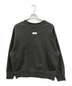 Spick and Spanスピックアンドスパン）の古着「バックロゴスウェット」｜ブラック
