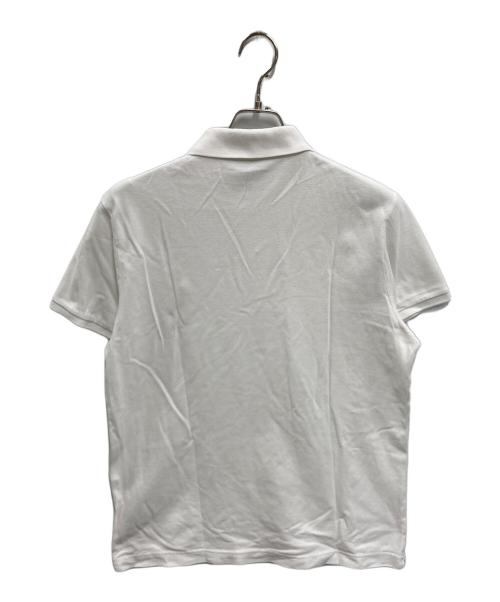 MONCLER（モンクレール）MONCLER (モンクレール) ポロシャツ ホワイト サイズ:XLの古着・服飾アイテム