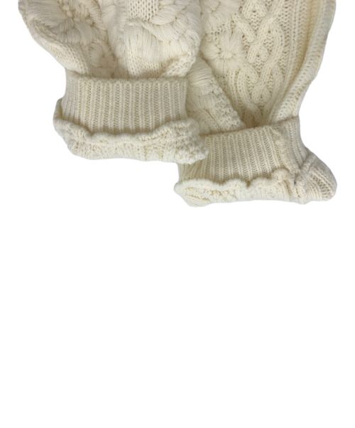 GRACE CONTINENTAL（（グレースコンチネンタル）GRACE CONTINENTAL (（グレースコンチネンタル) フーデッドニットワンピース ホワイト サイズ:36の古着・服飾アイテム