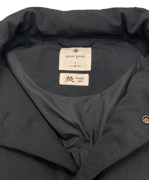 Snow peak（スノーピーク）snow peak (スノーピーク) TAKIBI Down Jacket ブラック サイズ:Lの古着・服飾アイテム