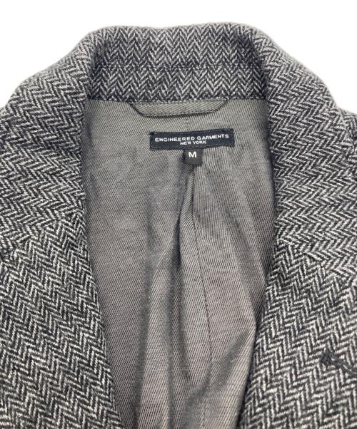 Engineered Garments（エンジニアドガーメンツ）Engineered Garments (エンジニアードガーメンツ) 4P ヘリンボーンウールジャケット グレー サイズ:Mの古着・服飾アイテム