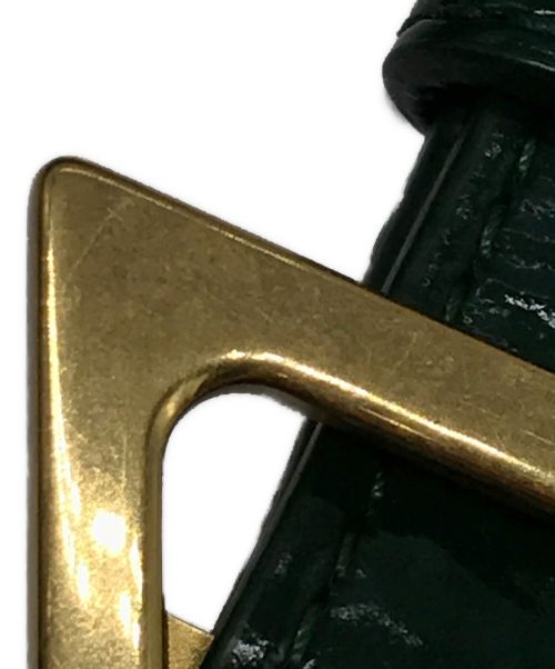 BOTTEGA VENETA（ボッテガベネタ）BOTTEGA VENETA (ボッテガベネタ) パテッド カセット ショルダーバッグ グリーンの古着・服飾アイテム