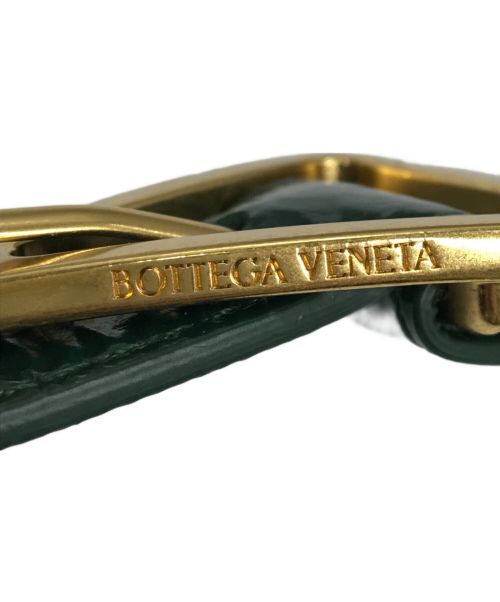 BOTTEGA VENETA（ボッテガベネタ）BOTTEGA VENETA (ボッテガベネタ) パテッド カセット ショルダーバッグ グリーンの古着・服飾アイテム
