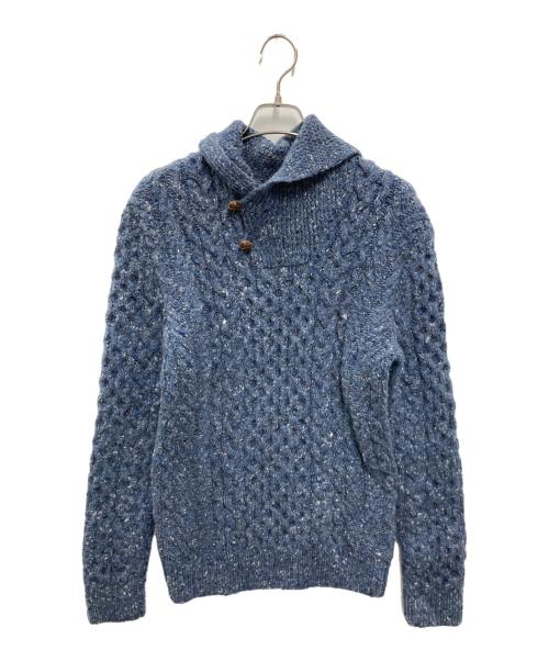 RRL（ダブルアールエル）RRL (ダブルアールエル) ［古着］ショールカラーハンドニット ネイビー サイズ:Sの古着・服飾アイテム