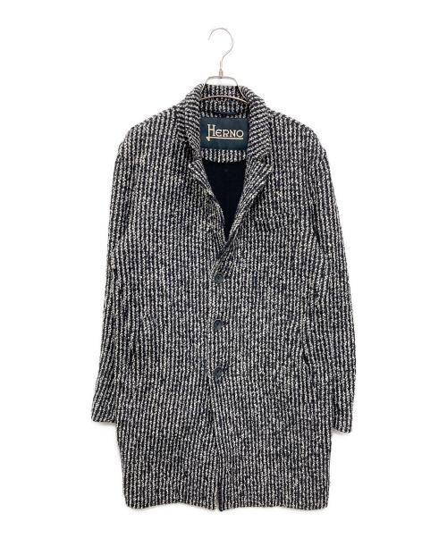 HERNO（ヘルノ）HERNO (ヘルノ) チェスターコート ブラック サイズ:48の古着・服飾アイテム