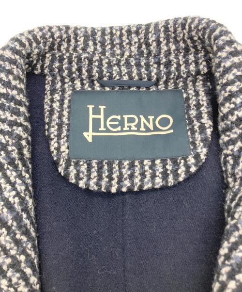 HERNO（ヘルノ）HERNO (ヘルノ) チェスターコート ブラック サイズ:48の古着・服飾アイテム