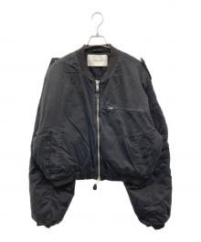 entire studios（エンタイアスタジオ）の古着「A-4 BOMBER IRON」｜ブラック