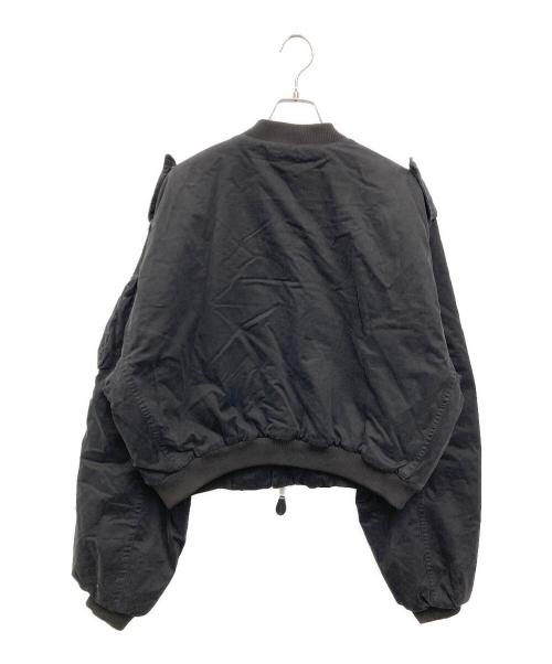 entire studios（エンタイアスタジオ）ENTIRE STUDIOS (エンタイアスタジオ) A-4 BOMBER IRON ブラック サイズ:Mの古着・服飾アイテム