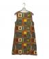 Engineered Garments (エンジニアド ガーメンツ) WRAP DRESS-COTTON AFRICAN PRINT ブラウン サイズ:FREE：10000円
