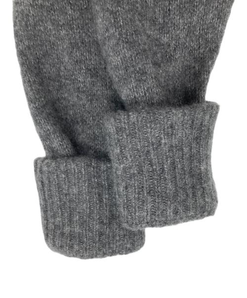 walenode（ウェルノード）walenode (ウェルノード) カシミヤ シルク Vネックニット グレー サイズ:2の古着・服飾アイテム