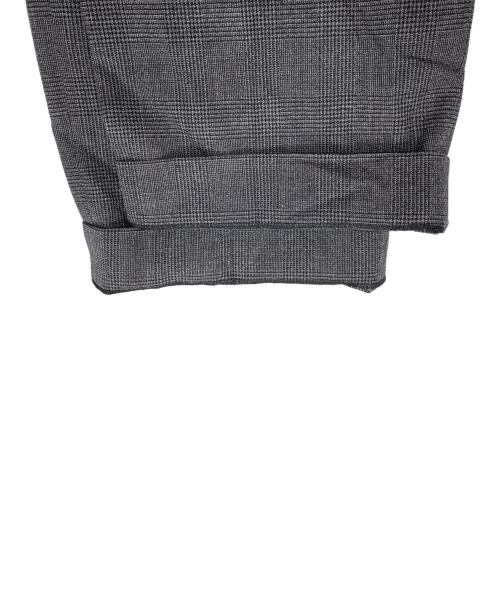 BALENCIAGA（バレンシアガ）BALENCIAGA (バレンシアガ) Logo Waistband Checked Trousers グレー サイズ:46の古着・服飾アイテム