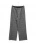 BALENCIAGA（バレンシアガ）の古着「Logo Waistband Checked Trousers」｜グレー