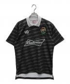 WASTED YOUTH×BUDWEISERウェイステッドユース×バドワイザー）の古着「Soccer Game Shirt」｜ブラック