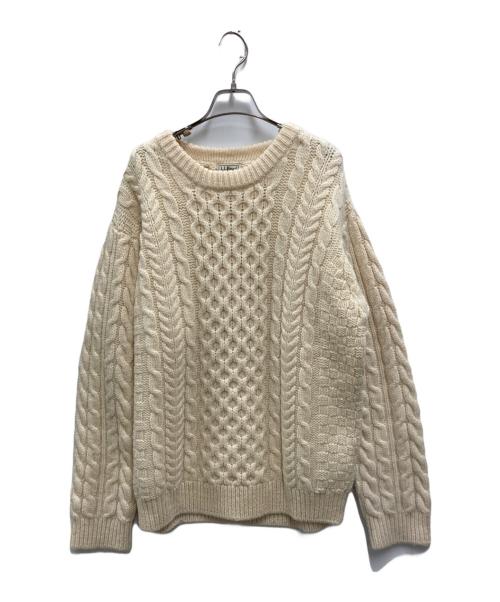 L.L.Bean（エルエルビーン）L.L.Bean (エルエルビーン) ヘリテージ・セーター ホワイト サイズ:Lの古着・服飾アイテム