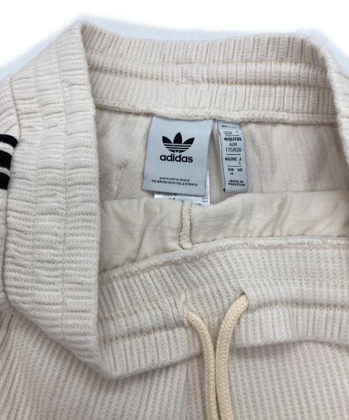 adidas Originals（アディダスオリジナル）adidas originals (アディダスオリジナル) Waffle Beckenbauer Track Pants アイボリー×ブラック サイズ:Lの古着・服飾アイテム