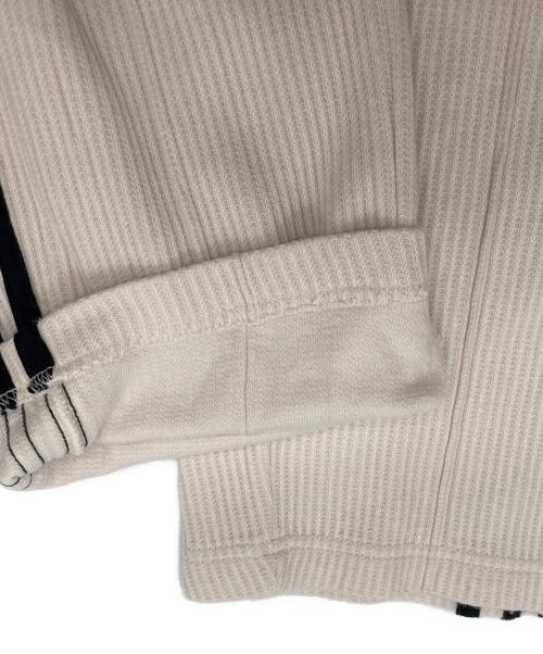 adidas Originals（アディダスオリジナル）adidas originals (アディダスオリジナル) Waffle Beckenbauer Track Pants アイボリー×ブラック サイズ:Lの古着・服飾アイテム