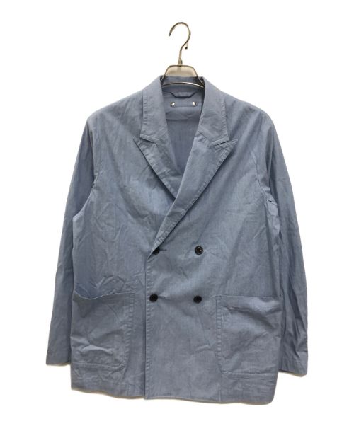 Traditional Weatherwear（トラディショナルウェザーウェア）Traditional Weatherwear (トラディショナルウェザーウェア) NEW TUFTON DOUBLE JKT(ニュー タフトン ダブル ジャケット) ブルー サイズ:Sの古着・服飾アイテム