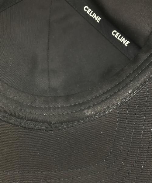 CELINE（セリーヌ）CELINE (セリーヌ) ロゴベースボールキャップ ブラックの古着・服飾アイテム