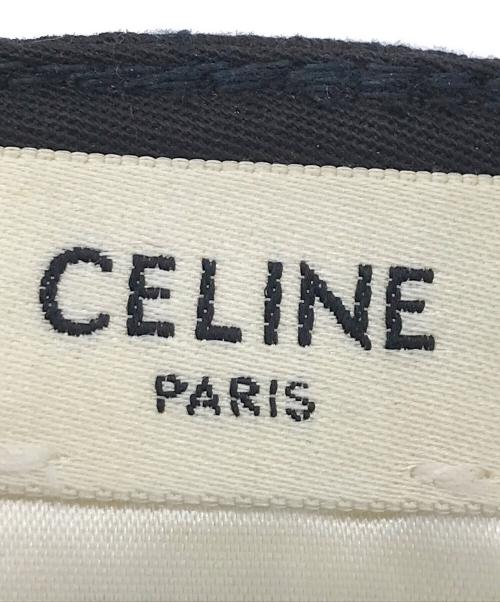 CELINE（セリーヌ）CELINE (セリーヌ) ロゴベースボールキャップ ブラックの古着・服飾アイテム
