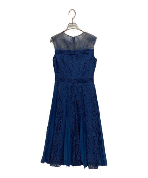 Diagram GRACE CONTINENTAL（ダイアグラム グレースコンチネンタル）Diagram GRACE CONTINENTAL (ダイアグラム グレースコンチネンタル) ノースリーブレースワンピース ブルー サイズ:36の古着・服飾アイテム