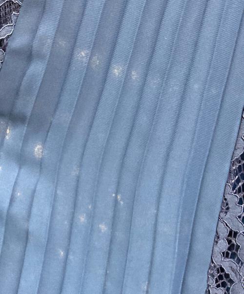 Diagram GRACE CONTINENTAL（ダイアグラム グレースコンチネンタル）Diagram GRACE CONTINENTAL (ダイアグラム グレースコンチネンタル) ノースリーブレースワンピース ブルー サイズ:36の古着・服飾アイテム