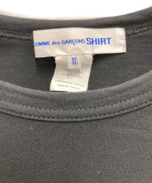 COMME des GARCONS SHIRT（コムデギャルソンシャツ）COMME des GARCONS SHIRT (コムデギャルソンシャツ) プリントTシャツ ブラック サイズ:XLの古着・服飾アイテム
