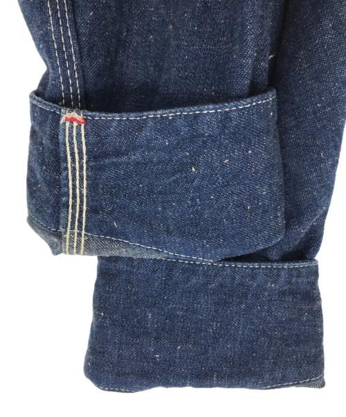 CAL O LINE（キャルオーライン）CAL O LINE (キャルオーライン) DENIM SHOP COAT(デニム ショップ コート) インディゴ サイズ:Sの古着・服飾アイテム