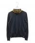 FENDI（フェンディ）の古着「Logo Jacquard Neck Knit」｜ブラック