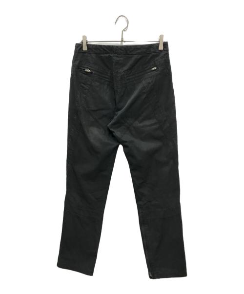 GIANNI VERSACE COUTURE（ジャンニヴェルサーチクチュール）GIANNI VERSACE COUTURE (ジャンニヴェルサーチクチュール) ［古着］ジップデザインパンツ ブラック サイズ:48の古着・服飾アイテム