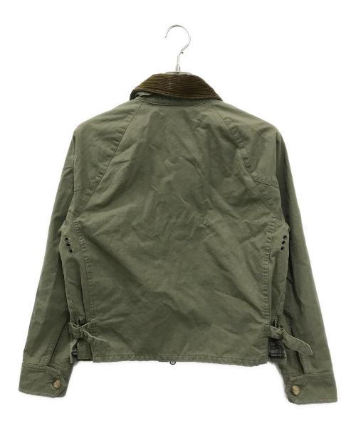 POLO RALPH LAUREN（ポロ・ラルフローレン）POLO RALPH LAUREN (ポロ・ラルフローレン) クロップド ユーティリティ ジャケット カーキ サイズ:XSの古着・服飾アイテム