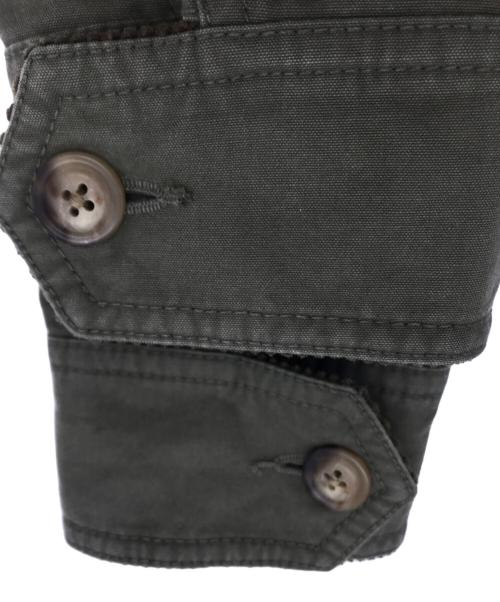 POLO RALPH LAUREN（ポロ・ラルフローレン）POLO RALPH LAUREN (ポロ・ラルフローレン) クロップド ユーティリティ ジャケット カーキ サイズ:XSの古着・服飾アイテム