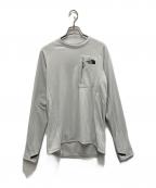 THE NORTH FACEザ ノース フェイス）の古着「エクスペディション グリッドフリースクルー」｜グレー