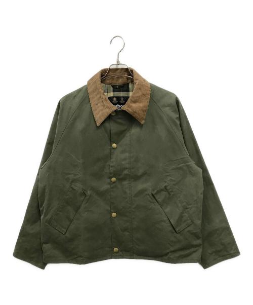 Barbour（バブアー）Barbour (バブアー) TRANSPORT(トランスポート) ワックス コットン ショート ブルゾン カーキ サイズ:36の古着・服飾アイテム