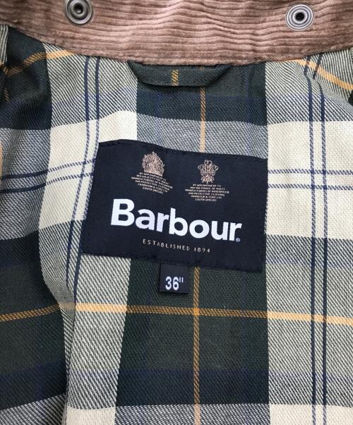 Barbour（バブアー）Barbour (バブアー) TRANSPORT(トランスポート) ワックス コットン ショート ブルゾン カーキ サイズ:36の古着・服飾アイテム