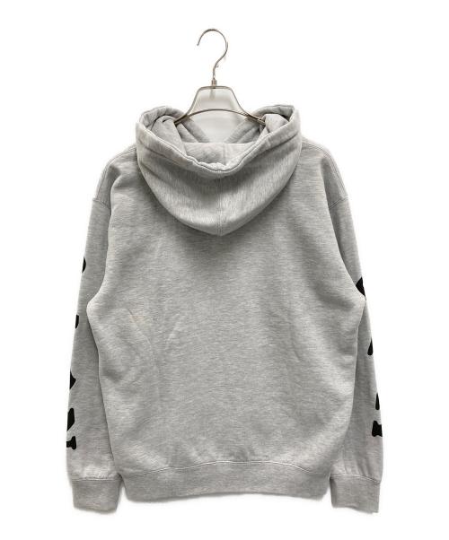 MISTER GREEN（ミスターグリーン）Mister Green (ミスターグリーン) Greensleeves Hoodie グレー サイズ:Mの古着・服飾アイテム