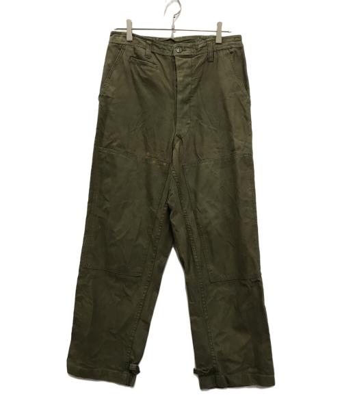 MILITARY（ミリタリー）MILITARY (ミリタリー) ダブルニーパンツ オリーブ サイズ:50の古着・服飾アイテム