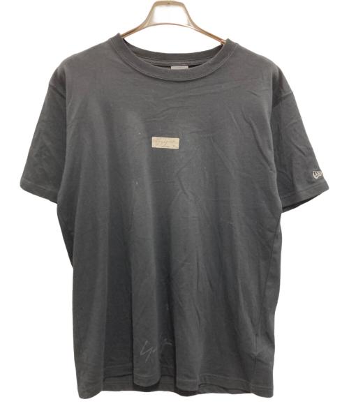 New Era（ニューエラ）New Era (ニューエラ) Yohji Yamamoto pour homme (ヨウジヤマモト プールオム) logo tee ブラック サイズ:4の古着・服飾アイテム