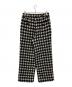 ADER error (アーダーエラー) 総柄ウールパンツ ホワイト×ブラック サイズ:A2：6000円