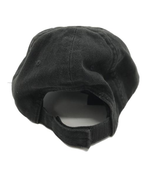 BALENCIAGA（バレンシアガ）BALENCIAGA (バレンシアガ) adidas (アディダス) ヴィンテージ加工カットアウトキャップ ブラック サイズ:Mの古着・服飾アイテム