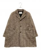 MACPHEEマカフィー）の古着「ヘリンボーンツイード オーバーサイズドコート」｜ブラウン