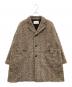 MACPHEE（マカフィー）の古着「ヘリンボーンツイード オーバーサイズドコート」｜ブラウン