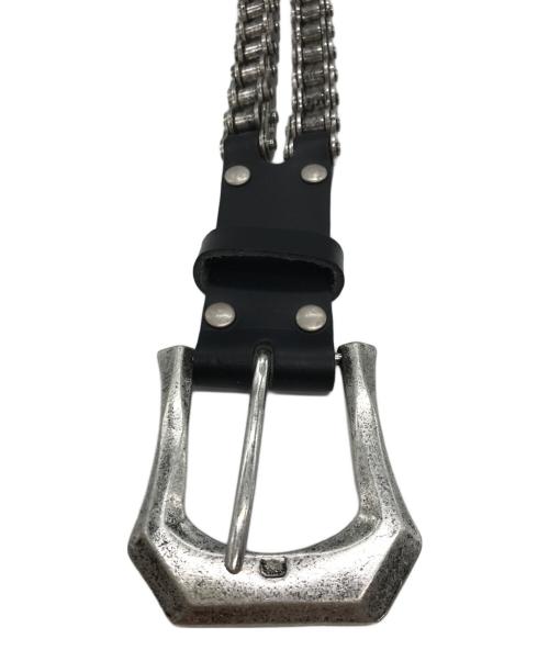 PROJECT G/R（プロジェクト ジーアール）PROJECT G/R (プロジェクト ジーアール) BICYCLE CHAIN BELT ブラックの古着・服飾アイテム