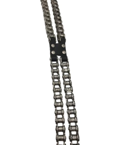 PROJECT G/R（プロジェクト ジーアール）PROJECT G/R (プロジェクト ジーアール) BICYCLE CHAIN BELT ブラックの古着・服飾アイテム
