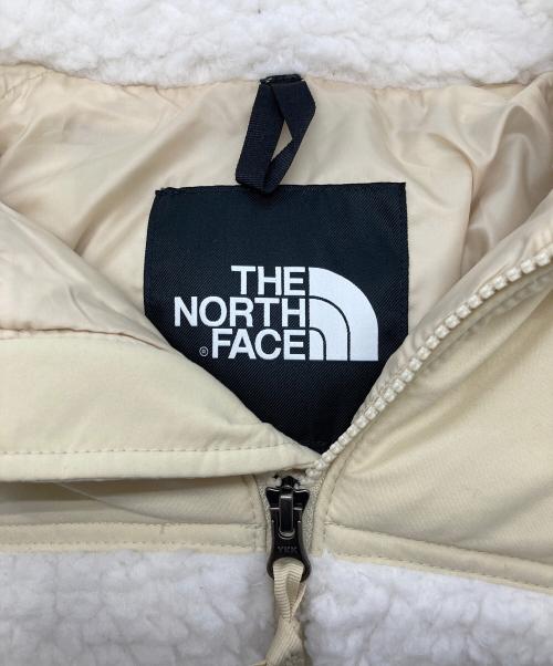 THE NORTH FACE（ザ ノース フェイス）THE NORTH FACE (ザ ノース フェイス) SHERPA NUPTSE JACKET ホワイト×ベージュ サイズ:L 未使用品の古着・服飾アイテム