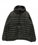 SUPREMEシュプリーム）の古着「Micro Down Half Zip Hooded Pullover」｜ブラック