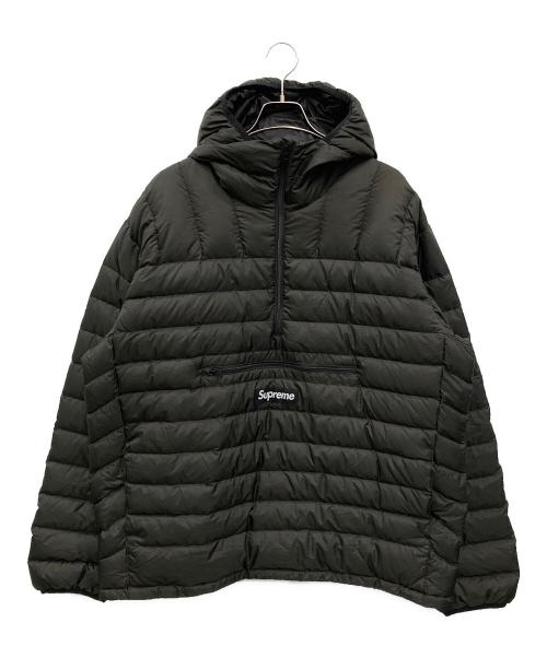SUPREME（シュプリーム）SUPREME (シュプリーム) Micro Down Half Zip Hooded Pullover ブラック サイズ:XLの古着・服飾アイテム