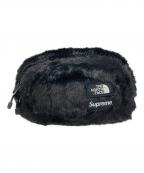 SUPREME×THE NORTH FACEシュプリーム×ザ ノース フェイス）の古着「Faux Fur Waist Bag」｜ブラック