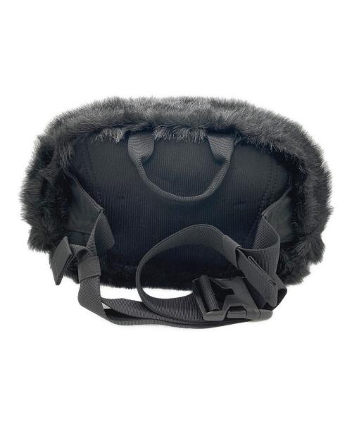SUPREME（シュプリーム）Supreme (シュプリーム) THE NORTH FACE (ザ ノース フェイス) Faux Fur Waist Bag ブラック 未使用品の古着・服飾アイテム