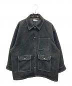 MAISON SPECIALメゾンスペシャル）の古着「ヴィーガンスウェードブルゾン」｜ブラック